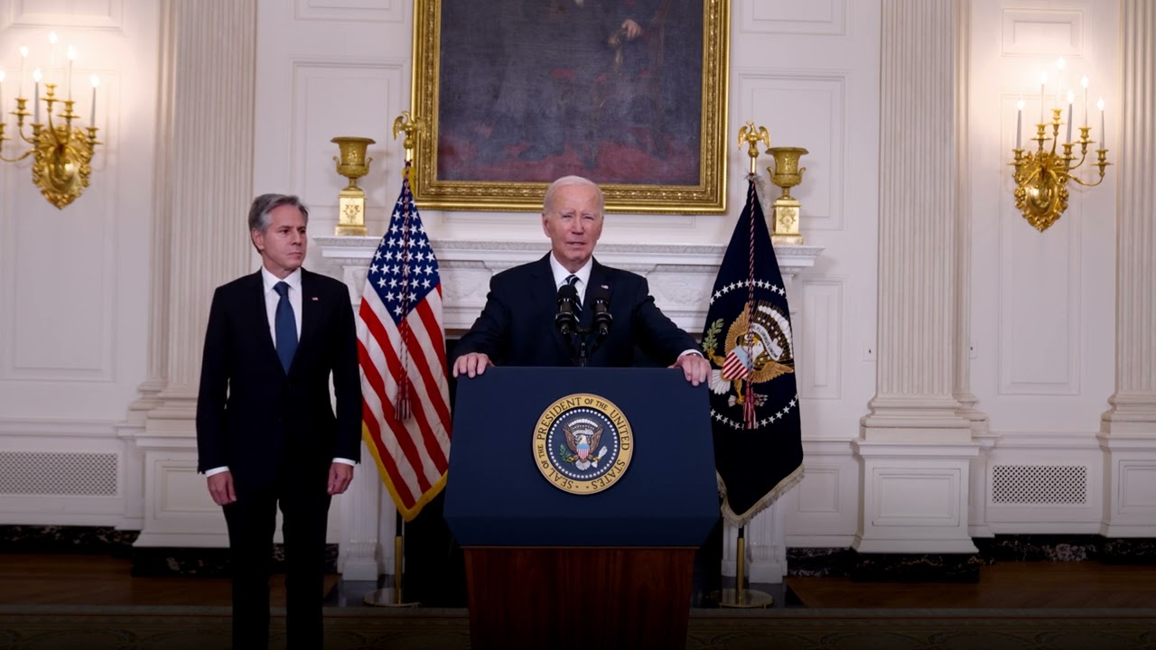 President Biden delivers remarks on the terrorist attacks in Israel.