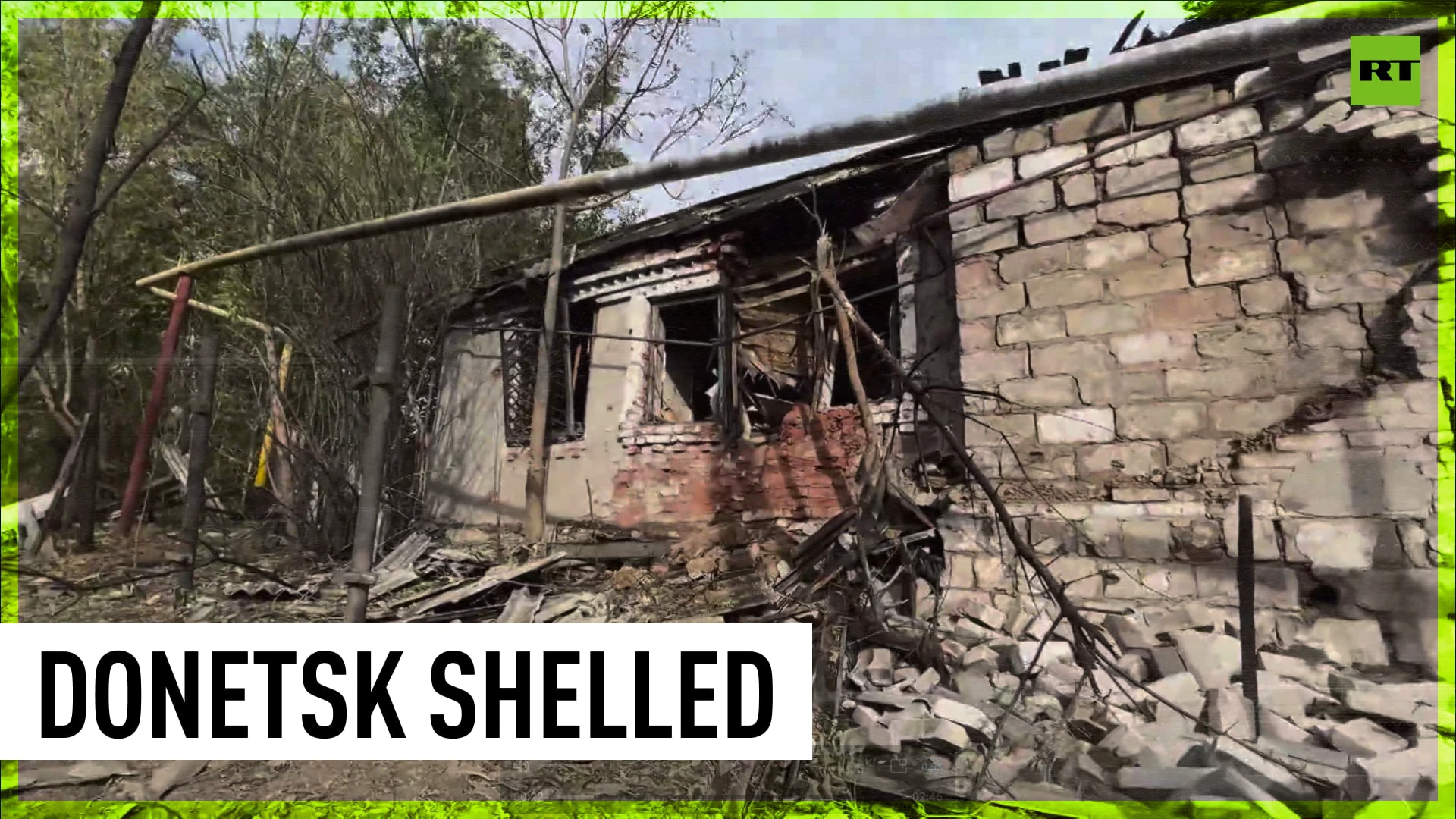 Ukrainian shelling causes gas explosion in Donetsk