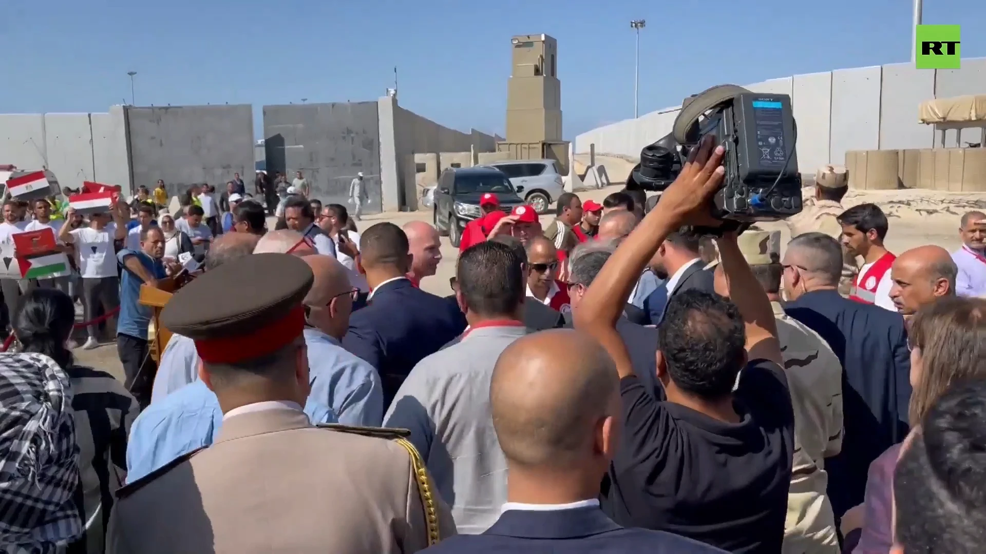 ‘Stand for Gaza’ | Protest held as UN chief visits Rafah border crossing