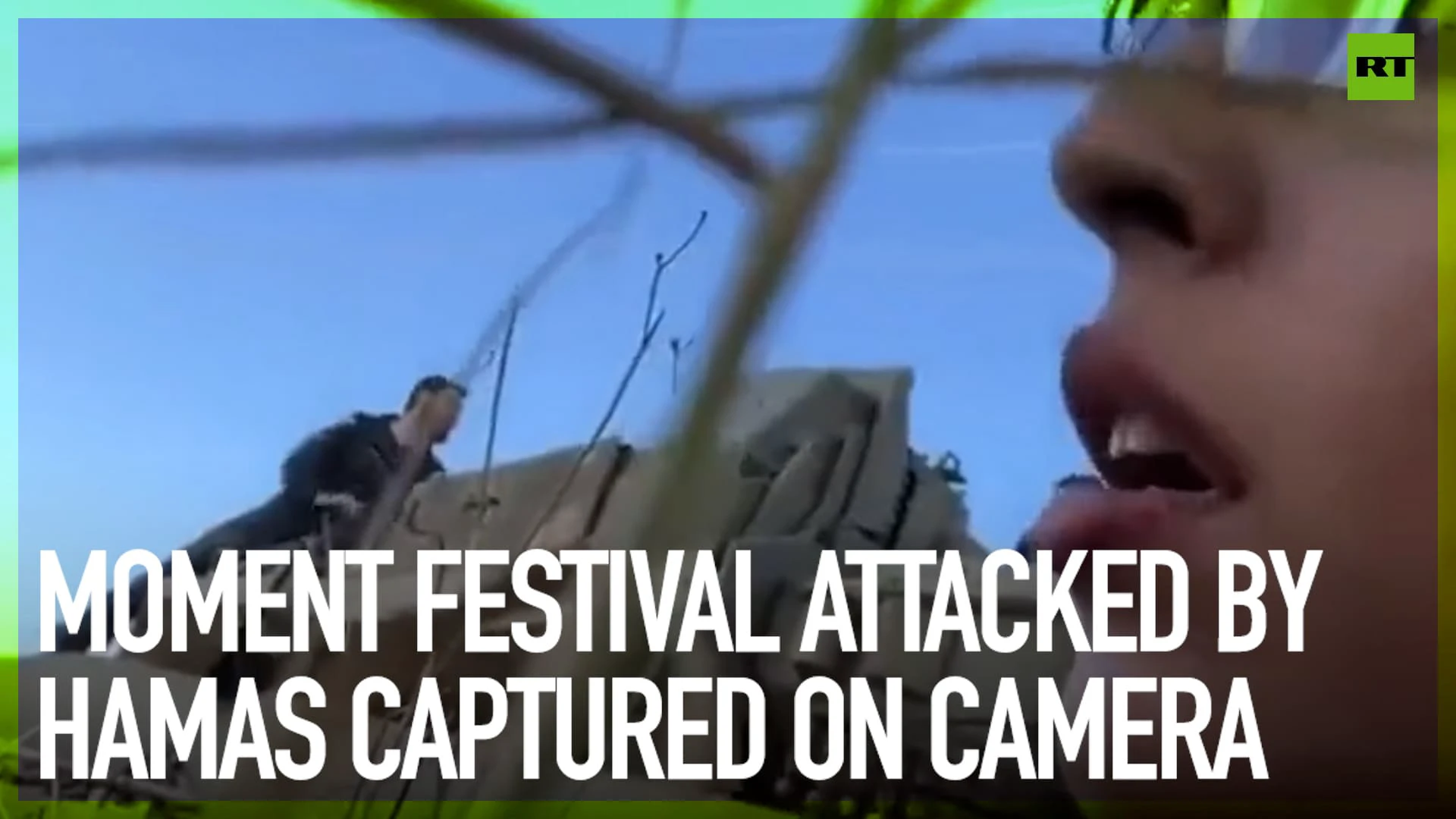 Moment festival attacked by HAMAS captured on camera