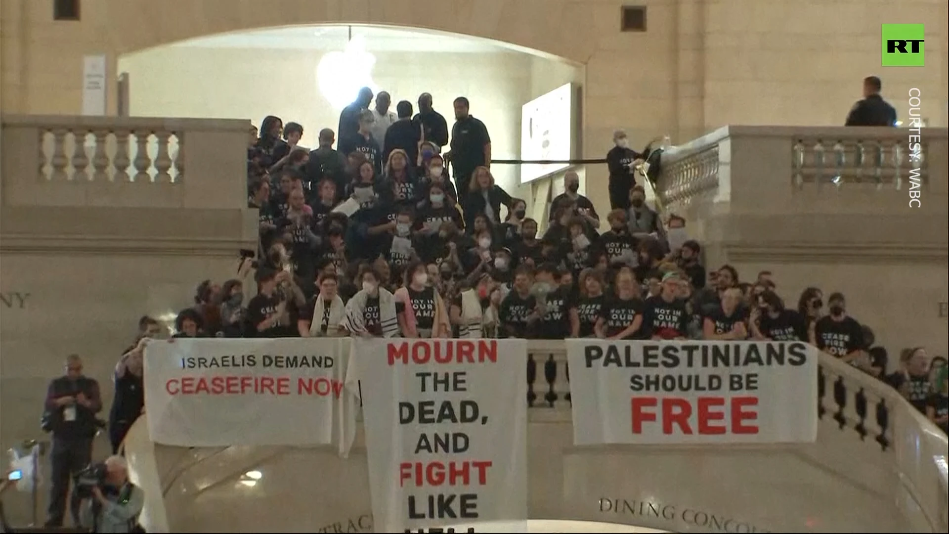 Pro-Palestinian protesters paralyze NYC’s Grand Central Station