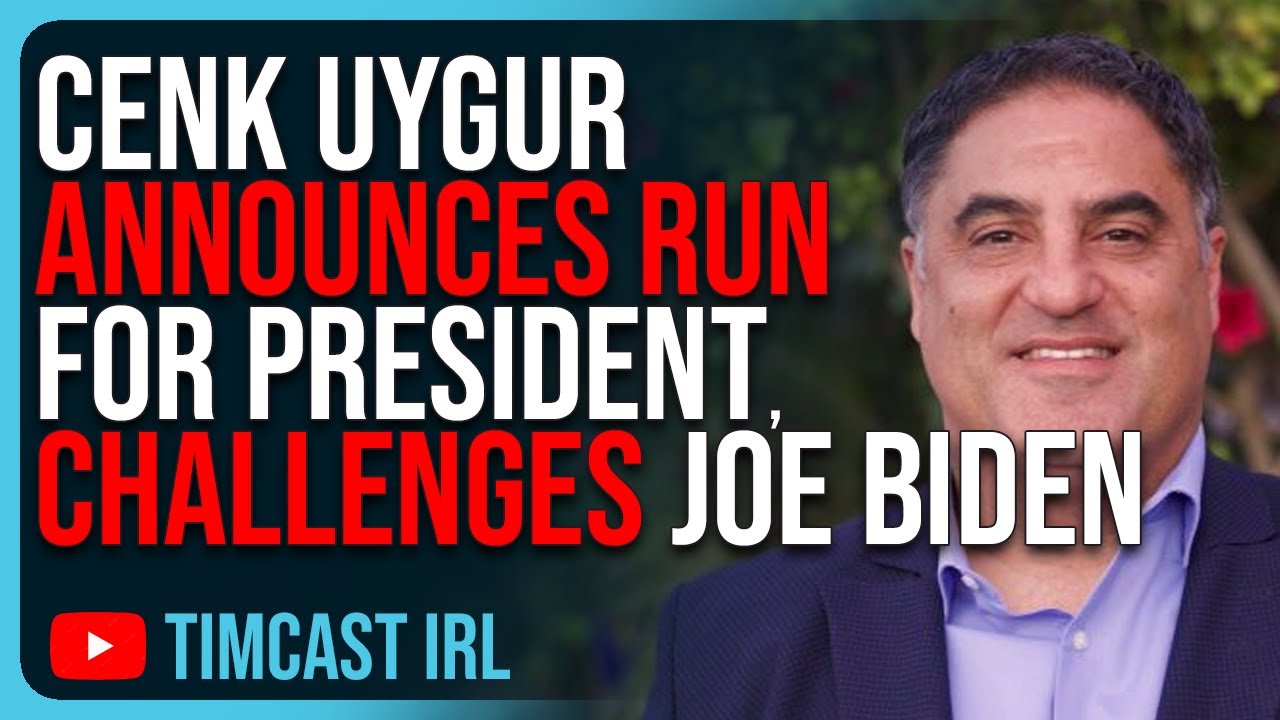 Cenk Uygur Announces RUN FOR PRESIDENT, Challenges Joe Biden For 2024 Nominee