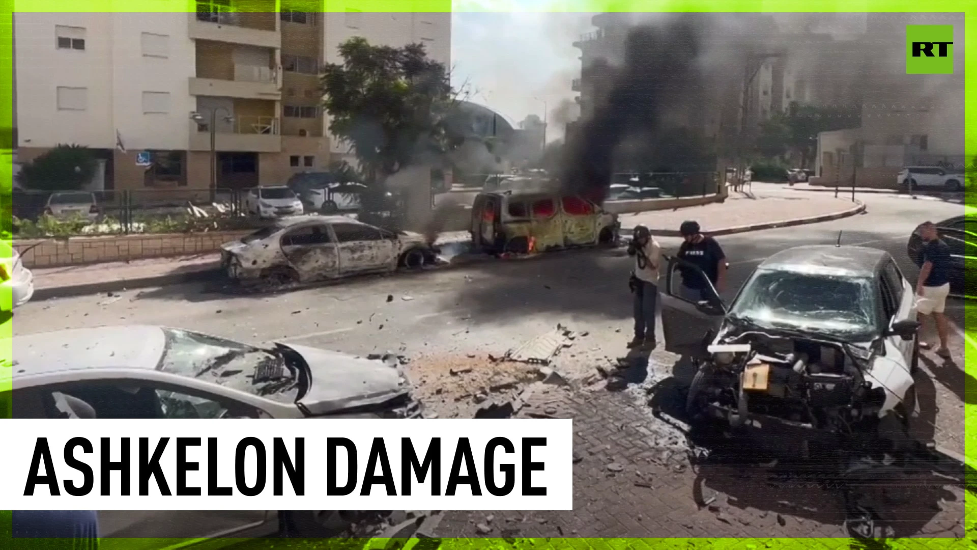 Israeli city damaged following Hamas missile strike