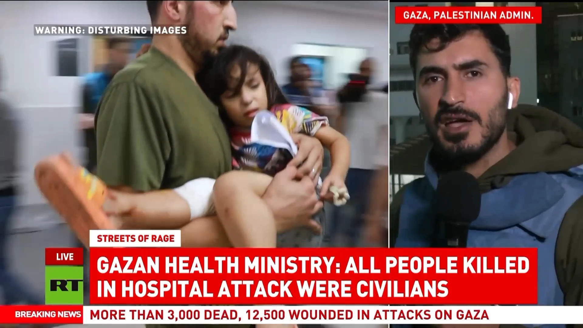 Rescue operation ongoing at Gaza hospital