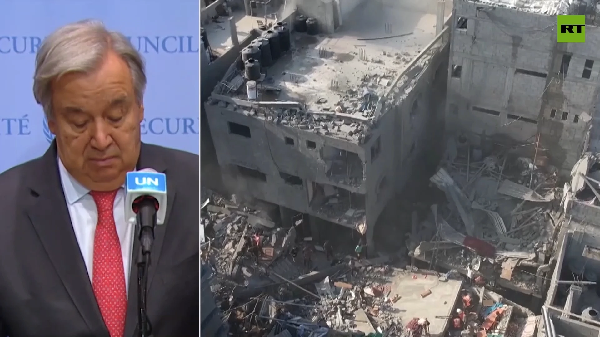 Gaza ‘morgues overflowing, hospitals on brink of collapse’ – UN chief