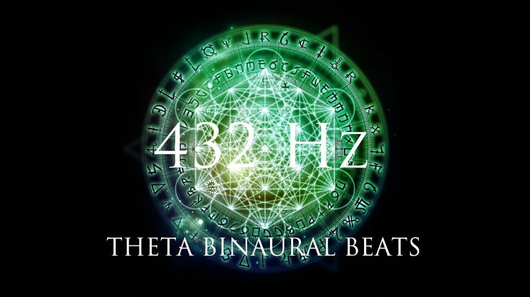 DEEP Theta Binaural Beats. LET GO of Fear, Overthinking & Worries ➤ 432Hz Deep Relaxation