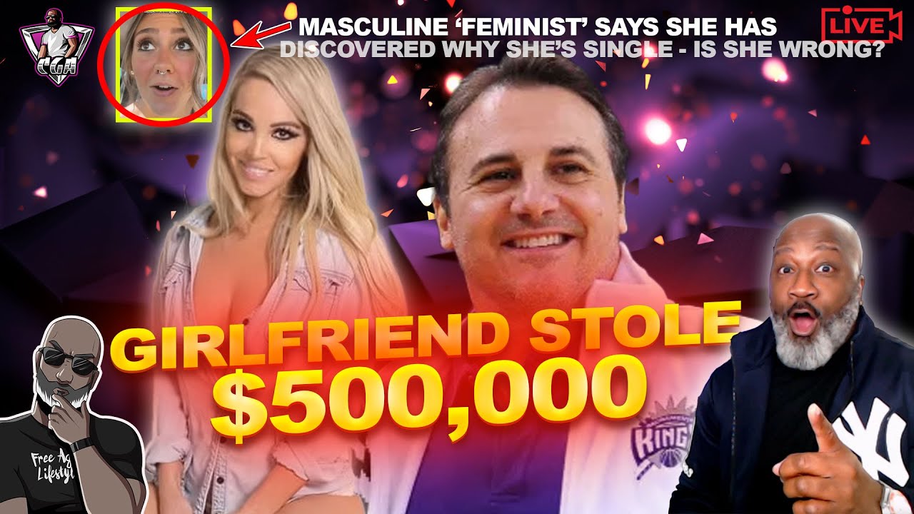 GOLDDIGGER! "Girlfriend" STEALS $500K From NBA & NHL Team Owner | F3MINIST Learn Why She's Single