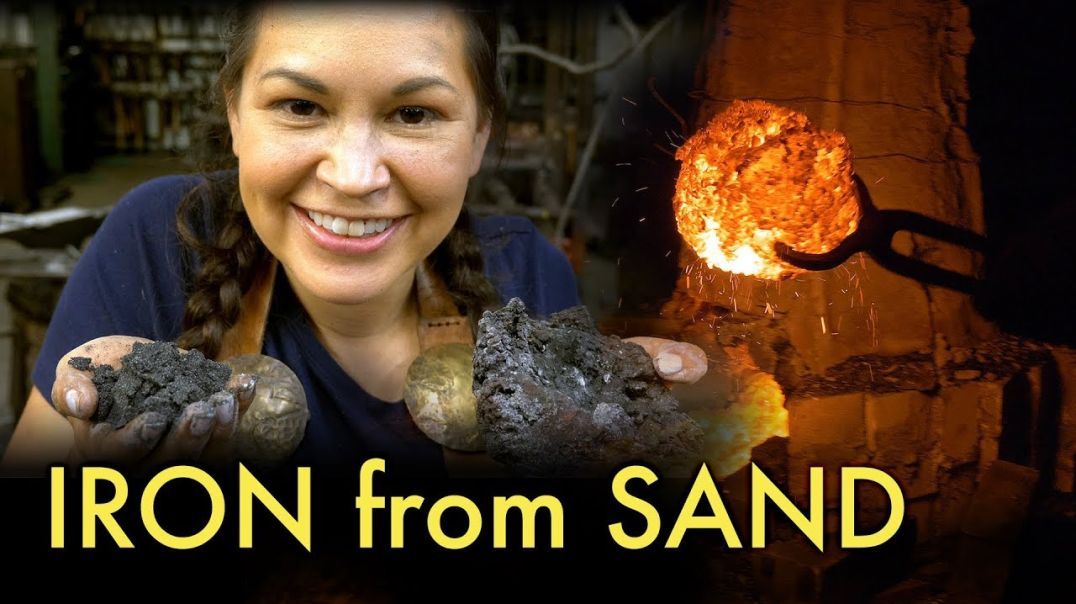 IRON from SAND - Oldest form of iron smelting