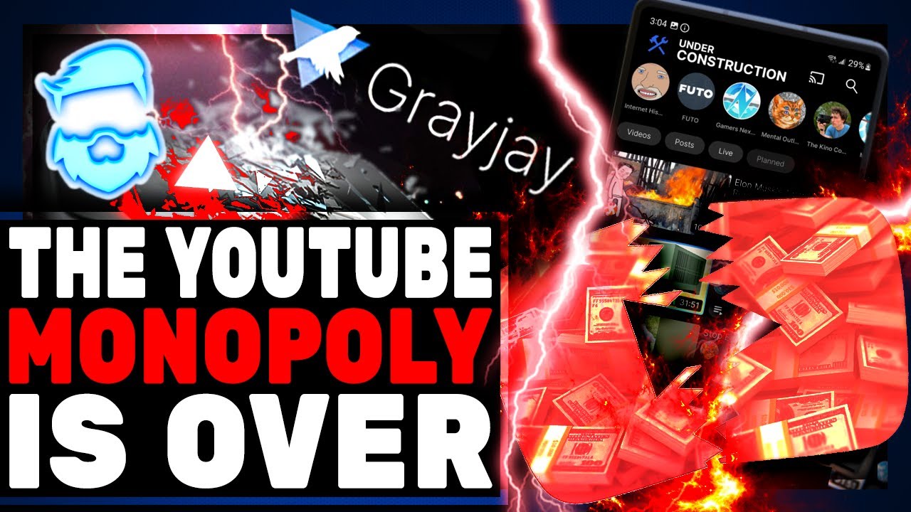 New App DESTROYS Youtube & Twitch Monopoly! Louis Rossman Releases App To Take The Power Back!