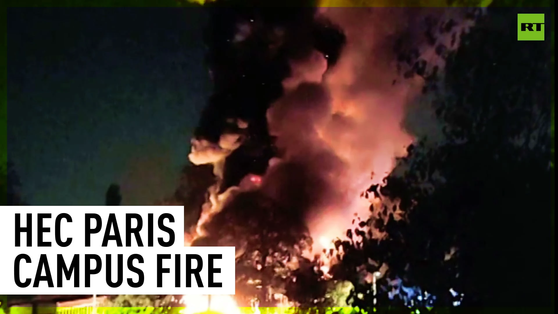 Prestigious business school ablaze in Paris