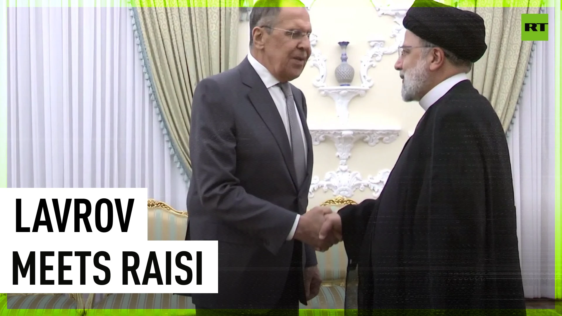 Lavrov meets with Iranian president in Tehran