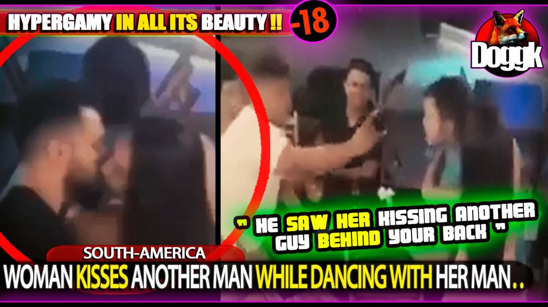 WOMAN KISSES ANOTHER MAN WHILE DANCING WITH HER MAN.. (SOUTH-AMERICA) >> CHEATERS !!