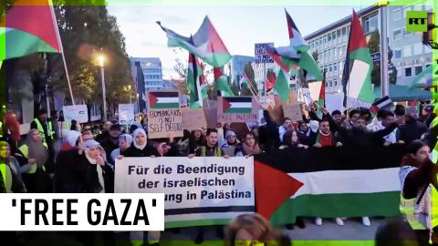 Nuremberg streets hold pro-Palestine march