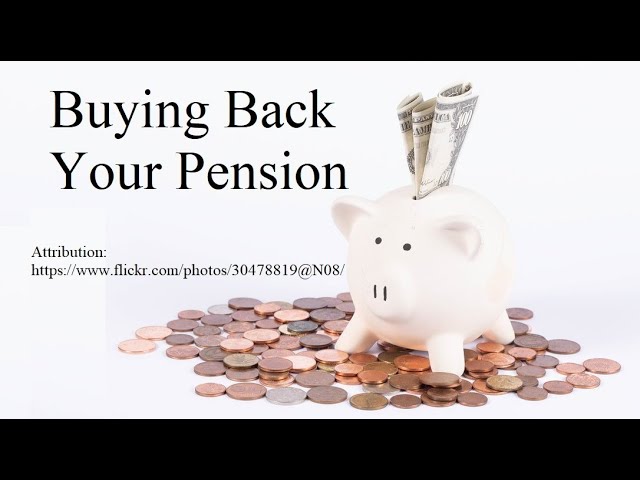 Buying Back Pension Years