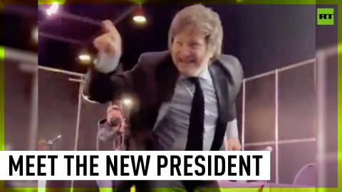 This is the new 'anarcho-capitalist' president of Argentina