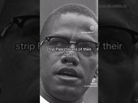Malcolm X on Palestine Eloquent, Courageous, Fearless, the Voice of Truth!