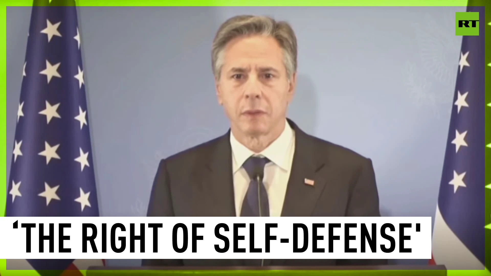 The right, the obligation of self-defense belongs to every nation – Blinken