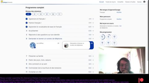 Learning French again while depressed & struggling. Demander et donner un numéro de téléphone A1-