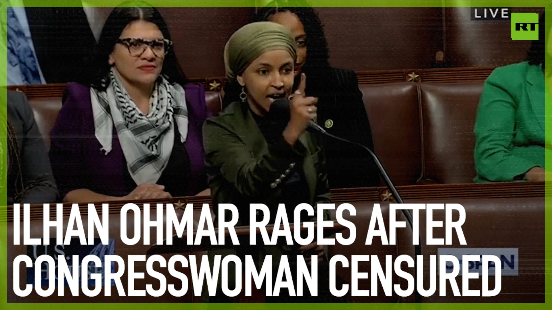 Ilhan Ohmar rages after congresswoman censured