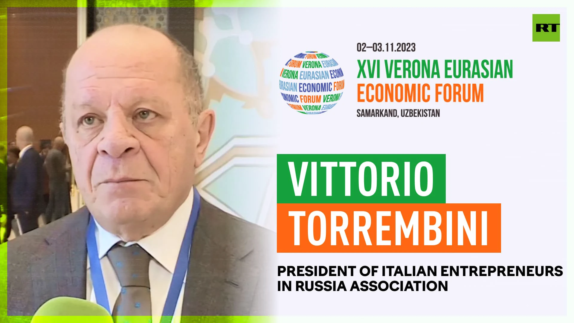 XVI VEEF | Vittorio Torrembini, President of Italian Entrepreneurs association in Russia