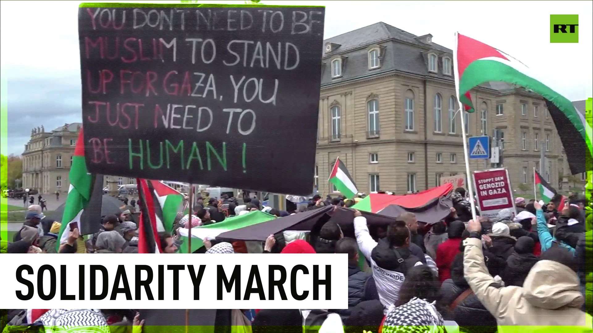 ‘Humanity has failed’: Thousands of Palestine supporters march in Stuttgart