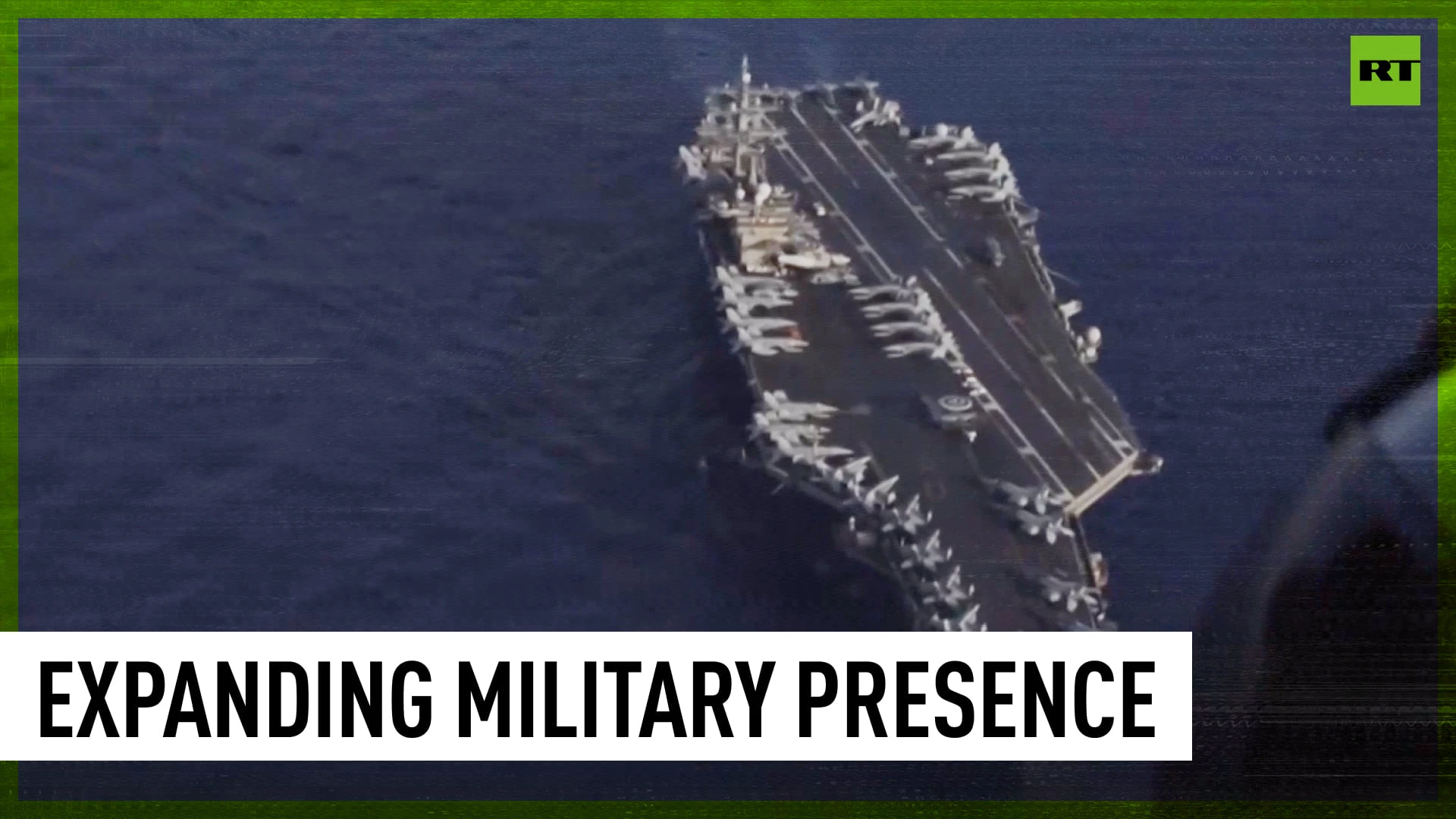 2nd US aircraft carrier and strike group arrives in Middle East