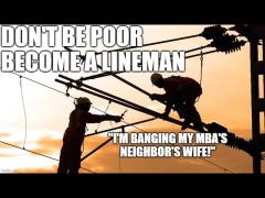 Avoid College, Make $100,000 as a Lineman Instead