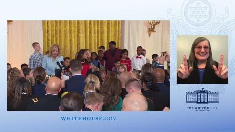 First Lady Jill Biden Hosts Military Families for a Special Performance from Disney’s Frozen