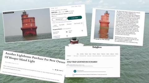 We paid -200-000 for an abandoned lighthouse- Our first time inside Wolf Trap Lighthouse-