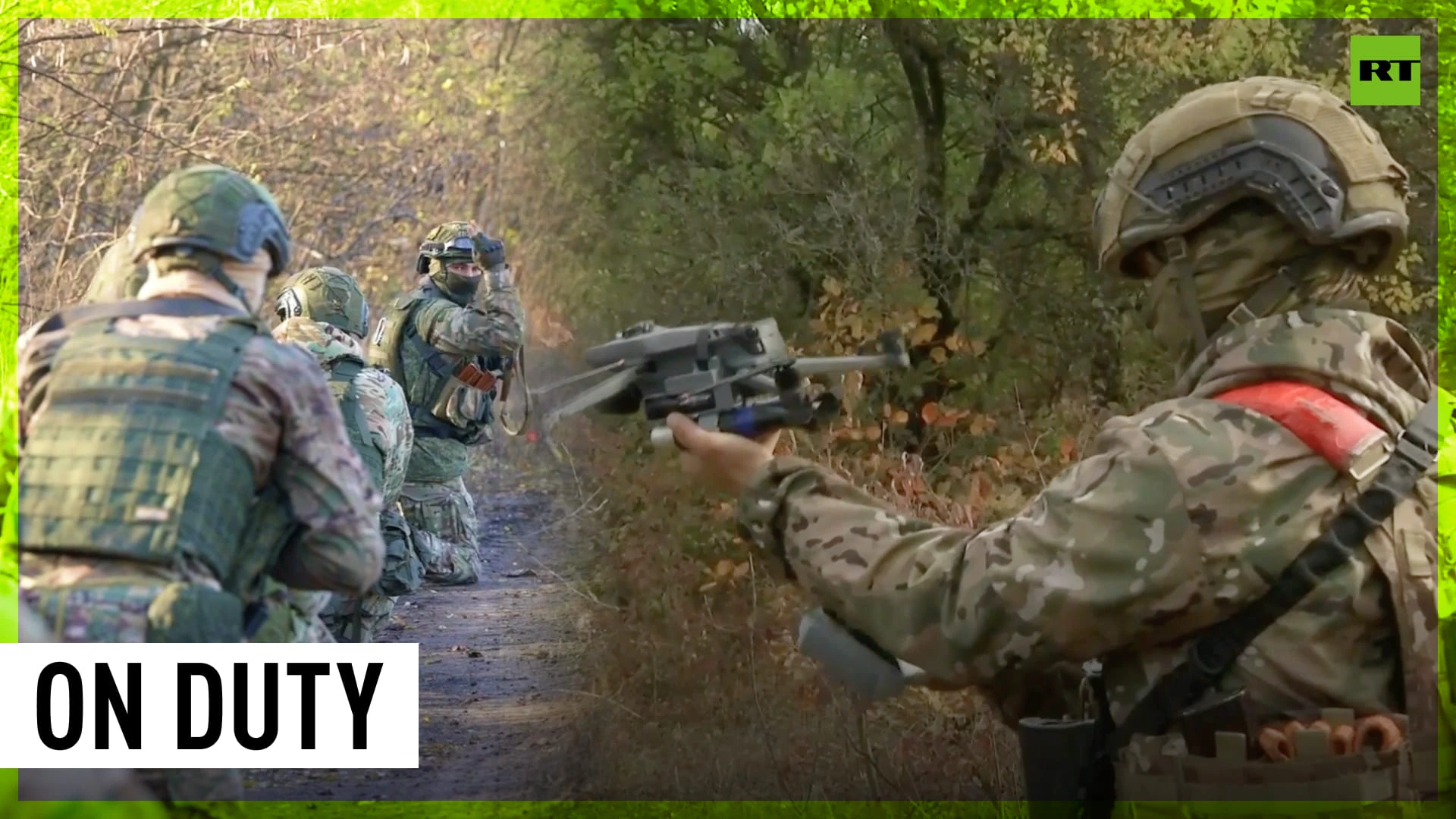 Russian military intelligence officers on duty in Ukraine