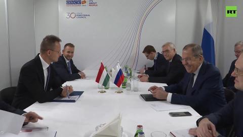 Lavrov meets with Hungarian counterpart on sidelines of OSCE Ministerial Council meeting in Skopje