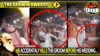 THE DARWIN AWARDS : HE ACCIDENTALY KILLS THE GROOM BEFORE HIS WEDDING.. (SAUDI-ARABIA)