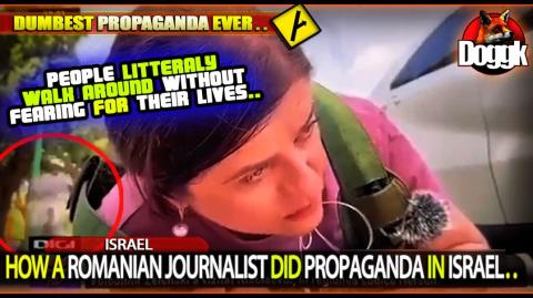HOW A ROMANIAN JOURNALIST DID PROPAGANDA IN ISRAEL.. (ISRAEL)