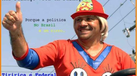 Descobri a verdade! Sou um palhaço que vota em palhaços!