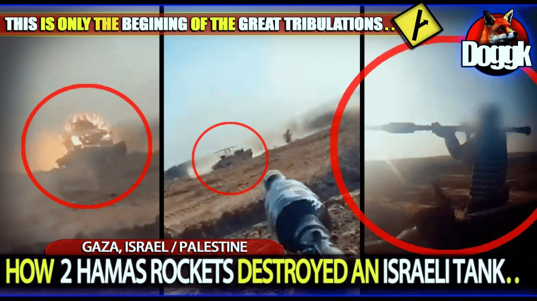 [+16] HOW 2 HAMAS ROCKETS DESTROYED AN ISRAELI TANK.. (GAZA, ISRAEL / PALESTINE)