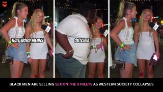 Black Men Are Selling Sex On The Streets As Western Society Collapses And Passport Bros Leave