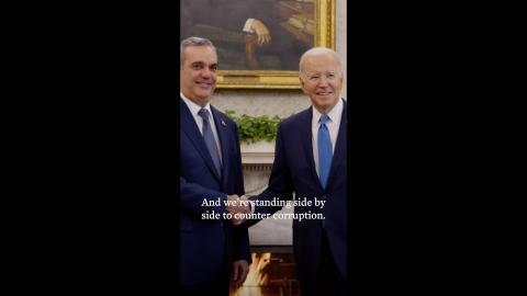 President Biden Meets with President Abinader of the Dominican Republic