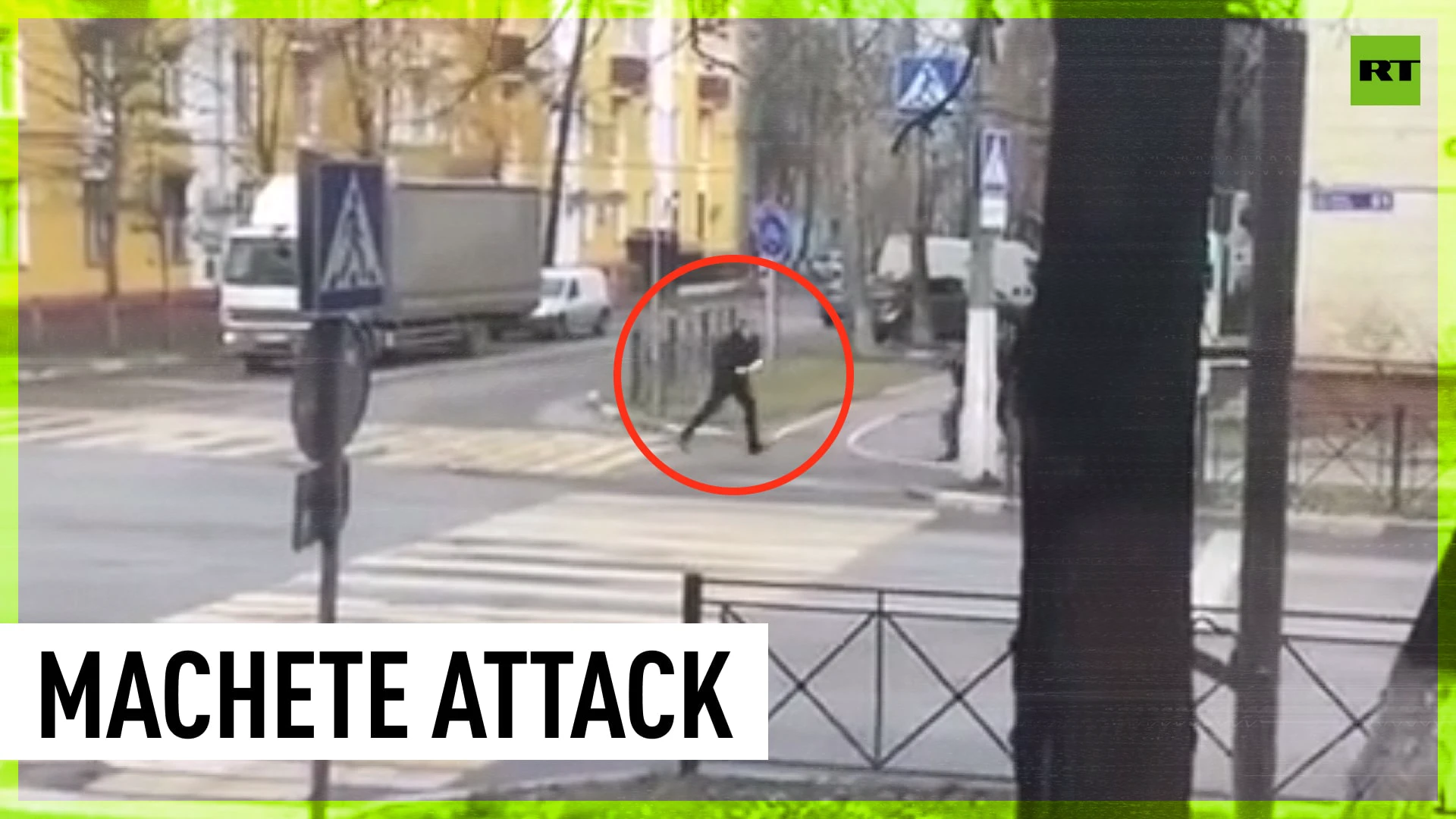 Machete-wielding man attacks police officers in Moscow Region
