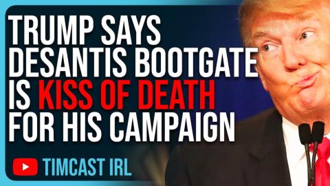 Trump Says DeSantis High Heels Are The KISS OF DEATH For His Campaign