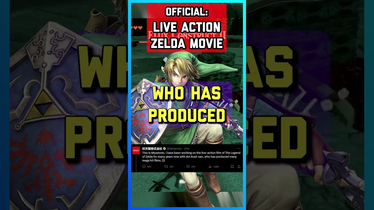 Zelda Live Action Movie OFFICIALLY ANNOUNCED