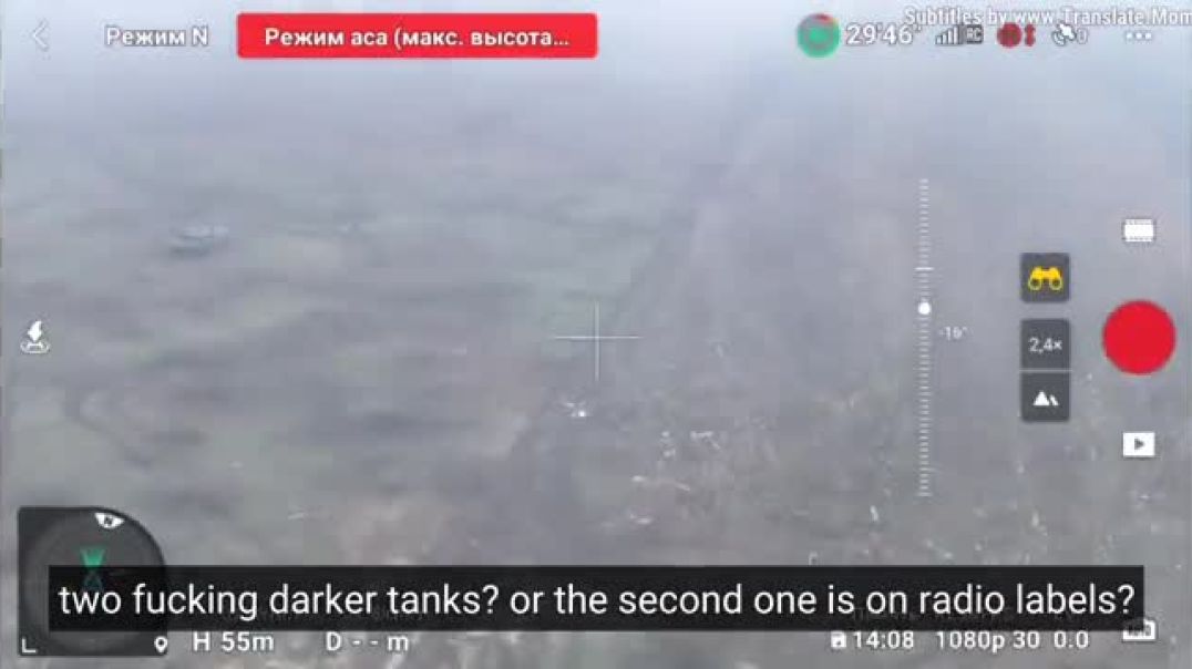 Drone cam, russia knocks out leopard 2 tank
