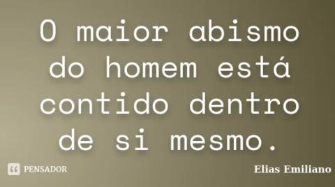 ?LIVE: O ABISMO DO HOMEM MODERNO!