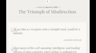 The Triumph of Misdirection (Jeffrey Nyquist)