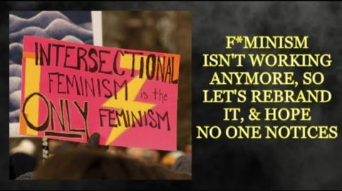 F*minism Rebranding Itself "CANNOT" Be Allowed Gentlemen!