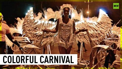 Gorgeous costumes & joyful dancing | Nigerians celebrate annual Calabar Street Carnival