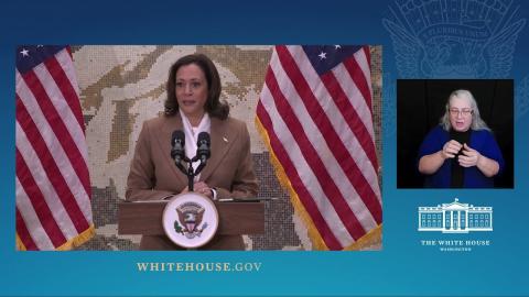 Vice President Harris Delivers Remarks to the Press on the Conflict Between Israel and Hamas