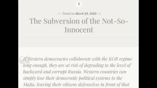 The Subversion of the Not-So-Innocent (Jeffrey Nyquist)