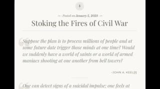 Stoking the Fires of Civil War (Jeffrey Nyquist)