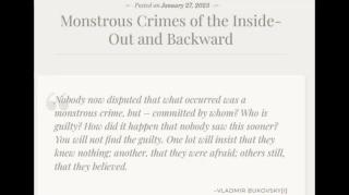 Monstrous Crimes of the Inside Out and Backward (Jeffrey Nyquist)