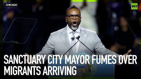 Sanctuary city mayor fumes over migrants arriving